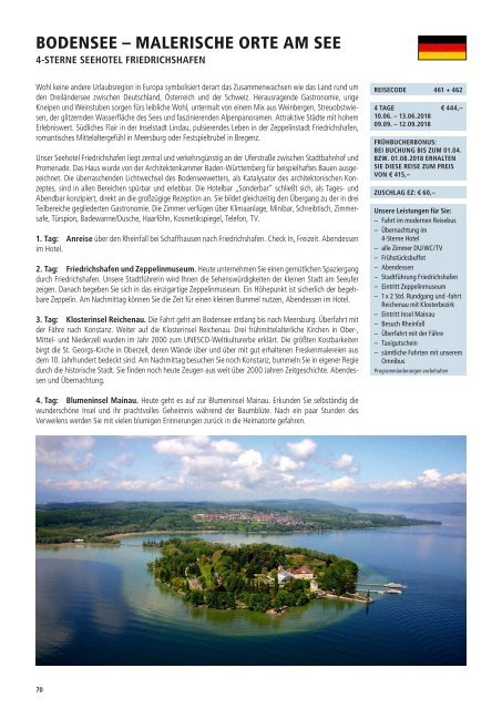 Travel magazine "Reisen 2018" for "Reisebüro Müller"