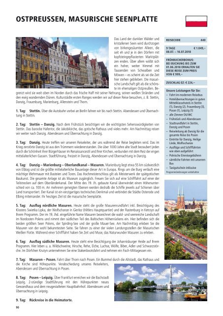 Travel magazine "Reisen 2018" for "Reisebüro Müller"