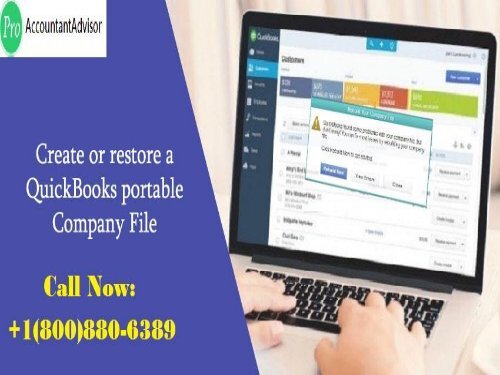 Steps to Create or restore a QuickBooks portable company file