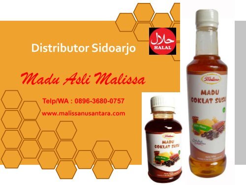 MURNI, TELP : 0896-3680-0757, Harga Reseler Madu Asli Malissa Sidoarjo