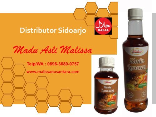 MURNI, TELP : 0896-3680-0757, Harga Reseler Madu Asli Malissa Sidoarjo