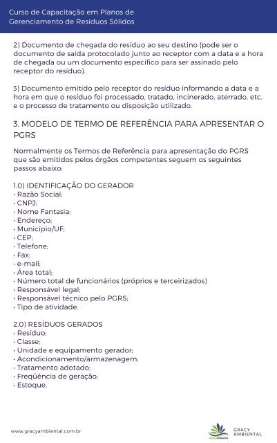 APOSTILA CURSO DE PGRS - QUINTA TURMA