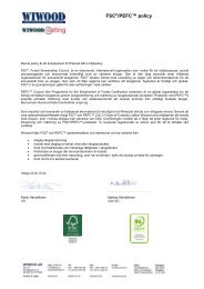 FSC-PEFC policy