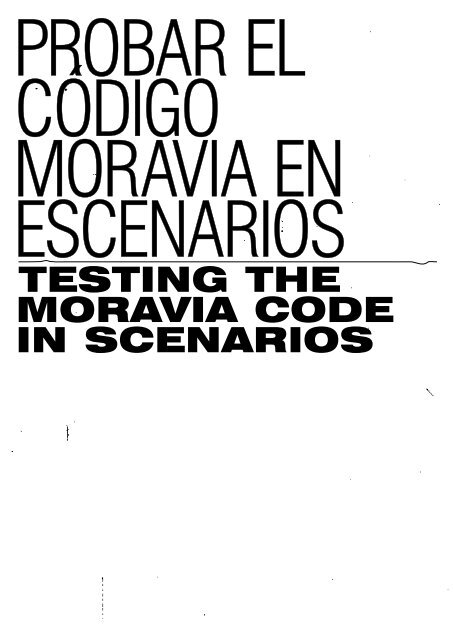 Moravia Manifesto – Coding Strategies for Informal Neighborhoods