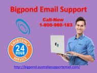 Handle Bigpond Issue by Getting Support | Email 1-800-980-183