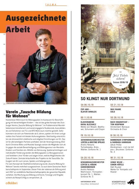 Oktober 2018 - coolibri Hamm, Unna, Hagen