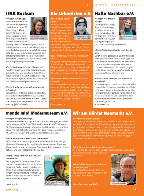 Oktober 2018 - coolibri Hamm, Unna, Hagen