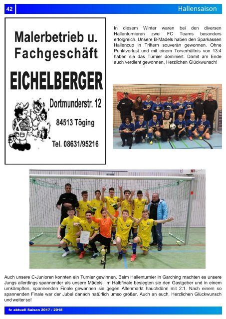 "fc aktuell" Saison 2017-18 Ausgabe 11