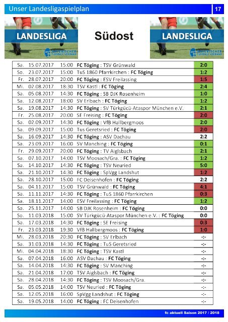 "fc aktuell" Saison 2017-18 Ausgabe 13