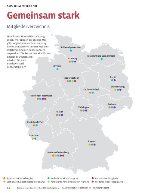 Magazin 365 Tage fürs Leben Bundesverband-kinderhospiz e.V. - No. 6