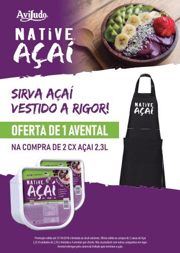 NATIVE Açaí_Campanha OFERTA Avental