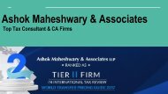 Top Tax Consultant and CA Firms in India