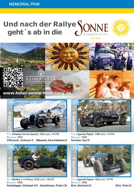 Programmheft 20. Jochpass Memorial 2018