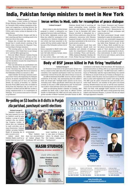 The Canadian Parvasi- Issue 62