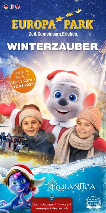 Winter-Attraktionsprospekt Europa-Park