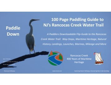 Microsoft PowerPoint - 100 Page Rancocas Creek Water Trail Guide