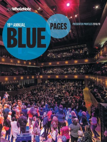 Blue Pages | 19th Annual Directory of Music Makers - October 2018
