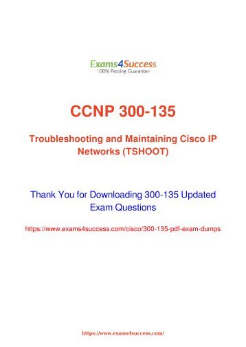 Cisco 300-135 Exam Questions Updated [2018] - 100% Valid Dumps