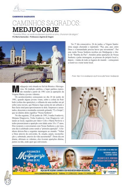 Revista Santíssima Virgem - Edição Setembro 2018