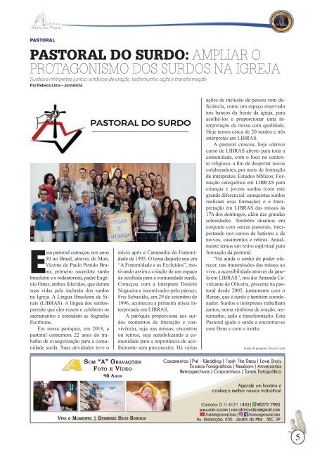 Revista Santíssima Virgem - Edição Setembro 2018