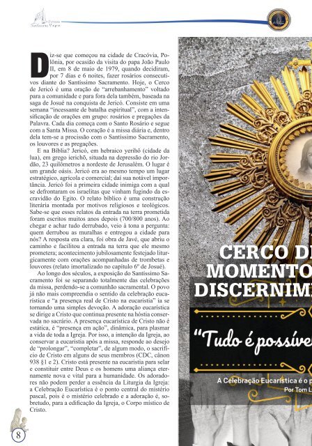 Revista Santíssima Virgem - Edição Setembro 2018