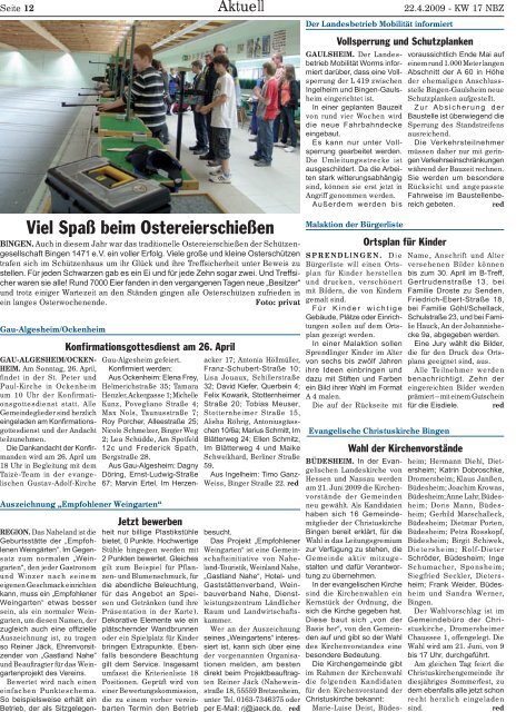 KW17 - Neue Binger Zeitung