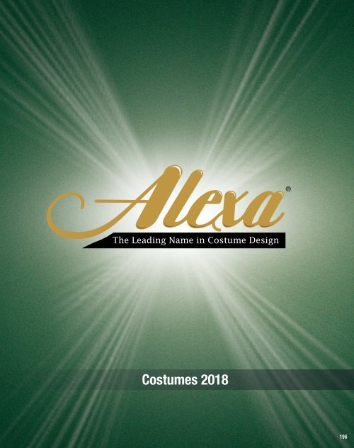 2018 costume catalog