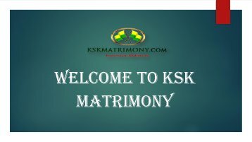 Kamma Matrimony - KSK Matrimony