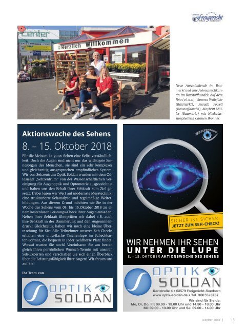 Magazin Freigericht Oktober 2018