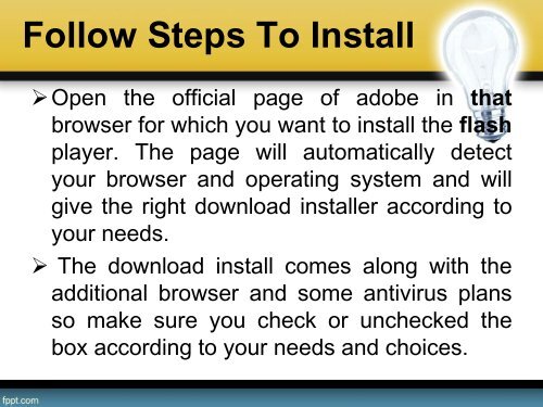 How to install Adobe Flash Player-converted