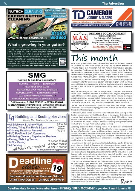  289 October 2018 - Gryffe Advertizer