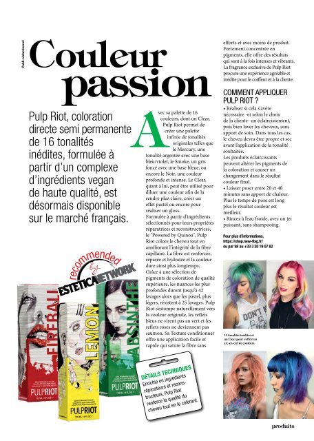 Estetica Magazine FRANCE (1/2018 COLLECTION)