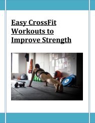 Easy CrossFit Workouts to Improve Strengt1