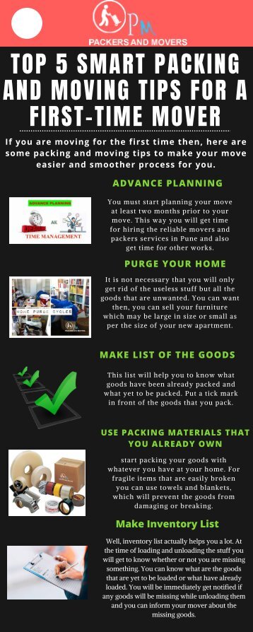 Top 6 Smart Packing and Moving Tips for a First-Time Mover