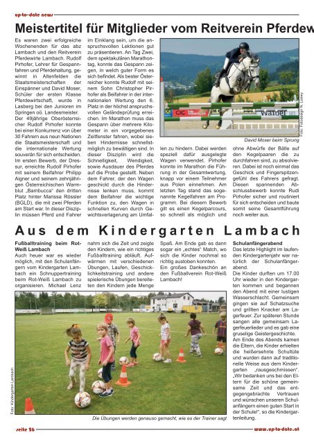 news from edt - lambach - stadl-paura September 2018