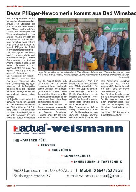 bad-fischl-stein-zeller news Oktober 2018