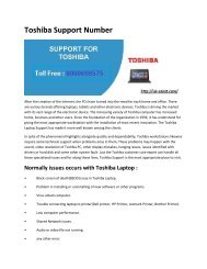 Toshiba Support UK