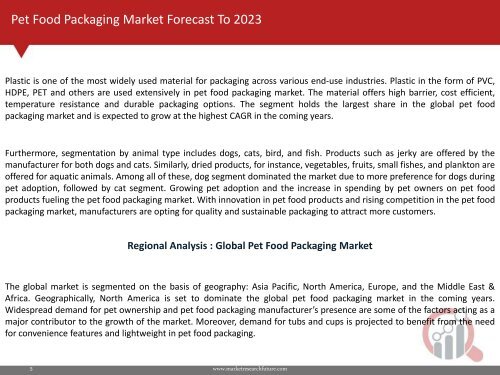 Pet Food Packaging Market