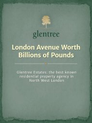 London Avenue Worth Billions of Pounds | Glentree Estates