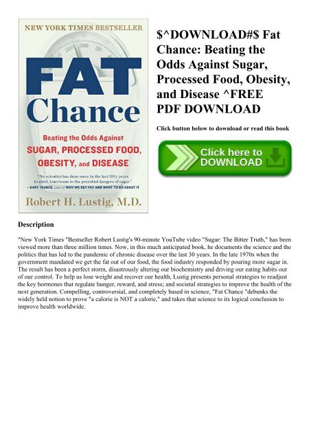 The End Of Food PDF Free Download The End Of Food PDF Free Download