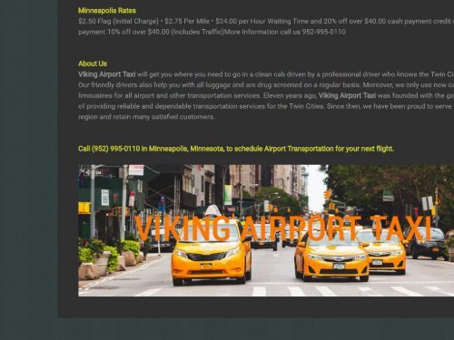 Taxi Minneapolis MN | Twin Cities Airport Transportation - Viking Airport Taxi