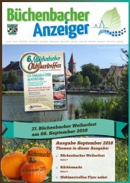 September 2018 - Büchenbacher Anzeiger