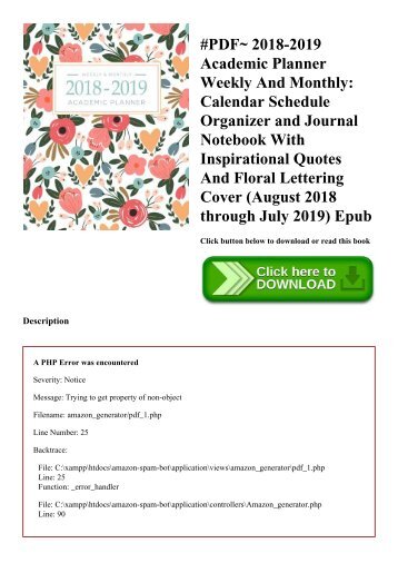 kindle 2017 2018 academic planner weekly and monthly calendar