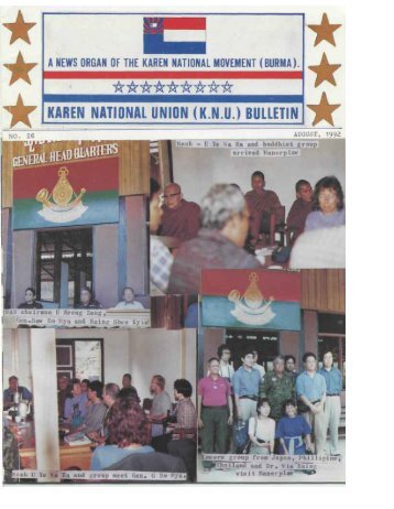 KNU Bulletin No. 26, August 1992