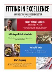 Fitting In Excellence- September October 2018