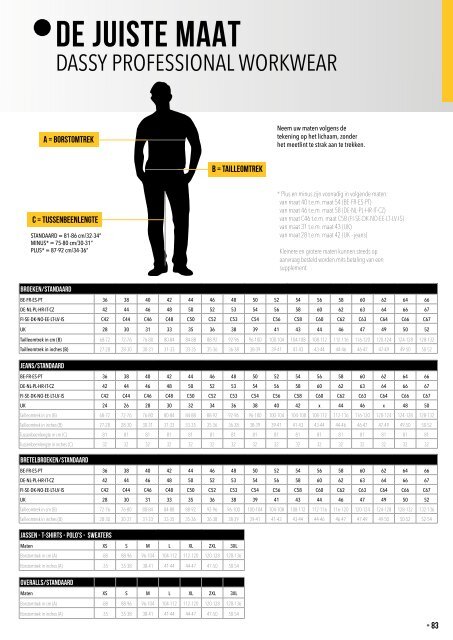 DASSY- werkkleding kopen