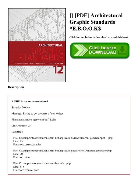 Downloadpdf Pdf Architectural Graphic Standards E B O O K Downloadpdf Pdf Architectural Graphic Standards E B O O K