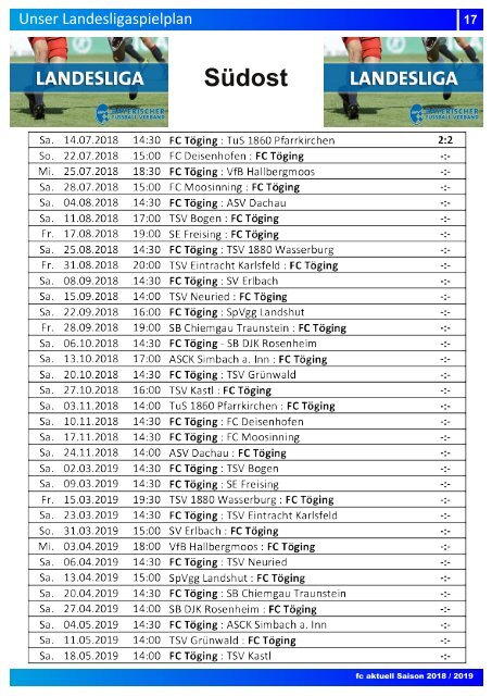 "fc aktuell" Saison 2018-19 Ausgabe 2