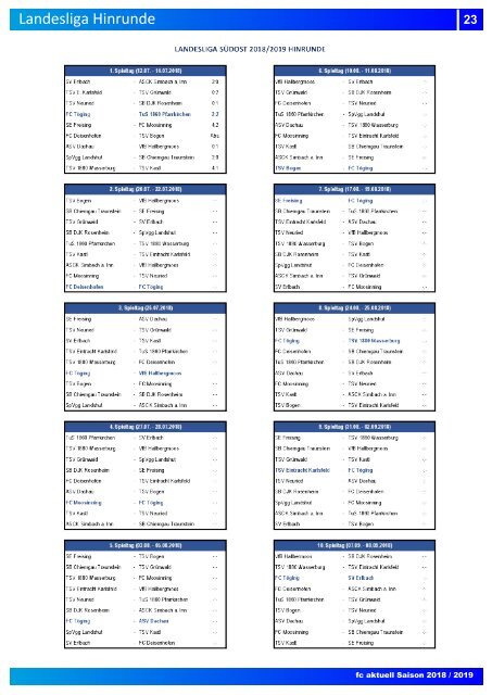 "fc aktuell" Saison 2018-19 Ausgabe 2