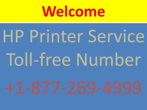 HP Printer Customer Support Help +1-877-269-4999